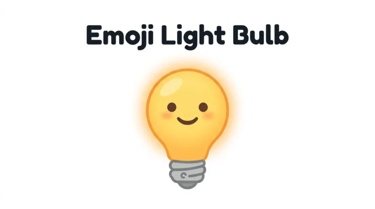 Emoji Light Bulb