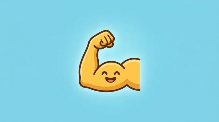 Flexing Arm Emoji
