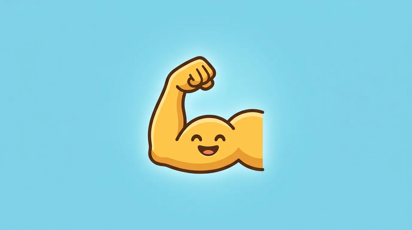 Flexing Arm Emoji