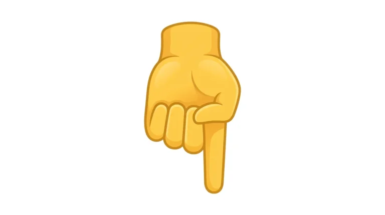 Hand Down Emoji