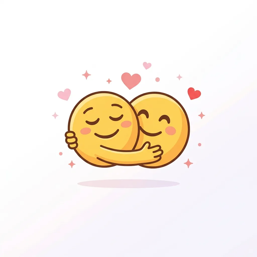 How to use hugging emoji meaning the right way