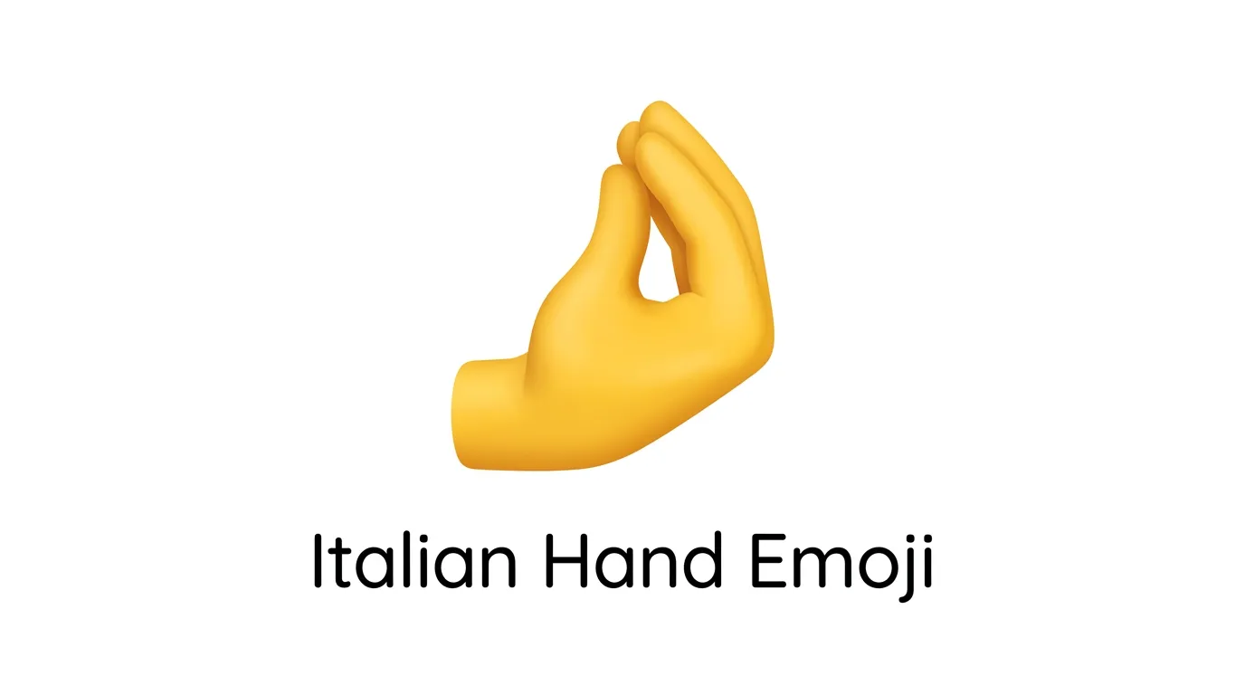 Italian Hand Emoji