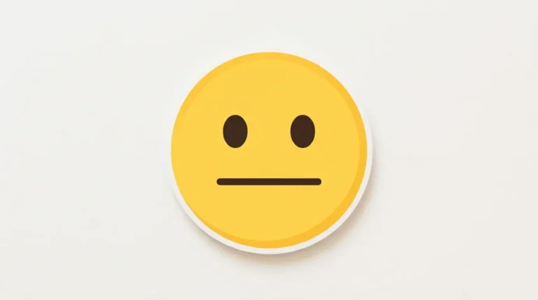 Line Face Emoji