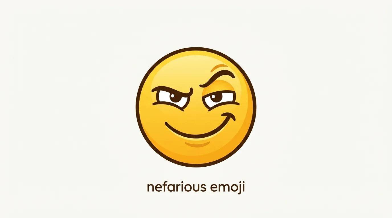 Nefarious emoji