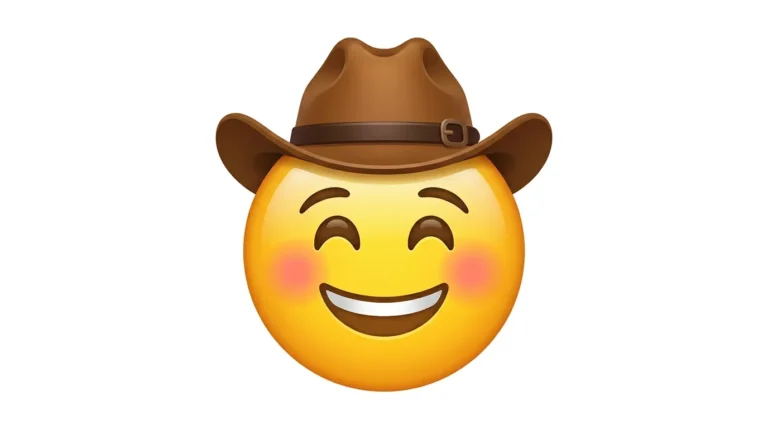 Smiling Cowboy Emoji