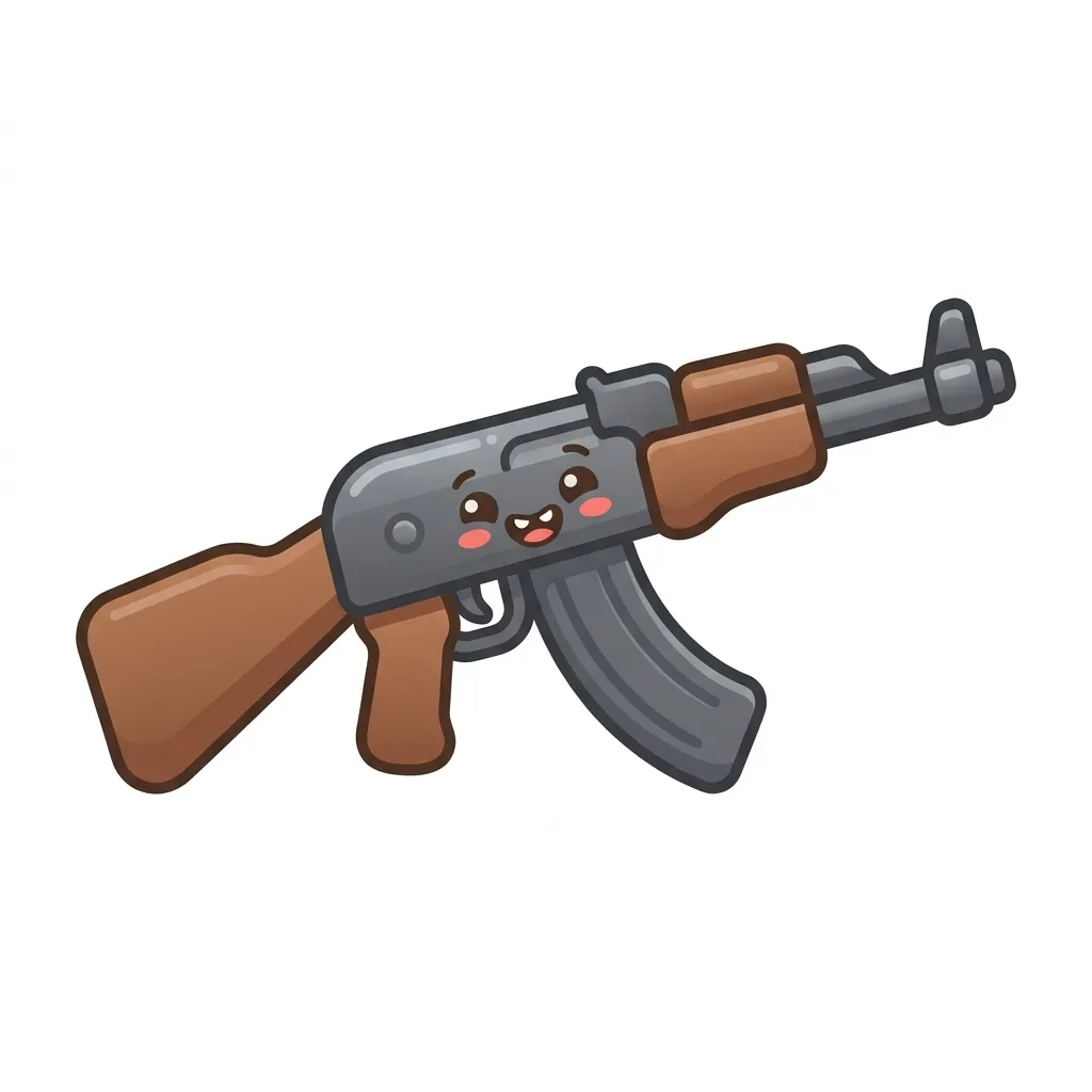 Trending AK 47 emoji in 2026