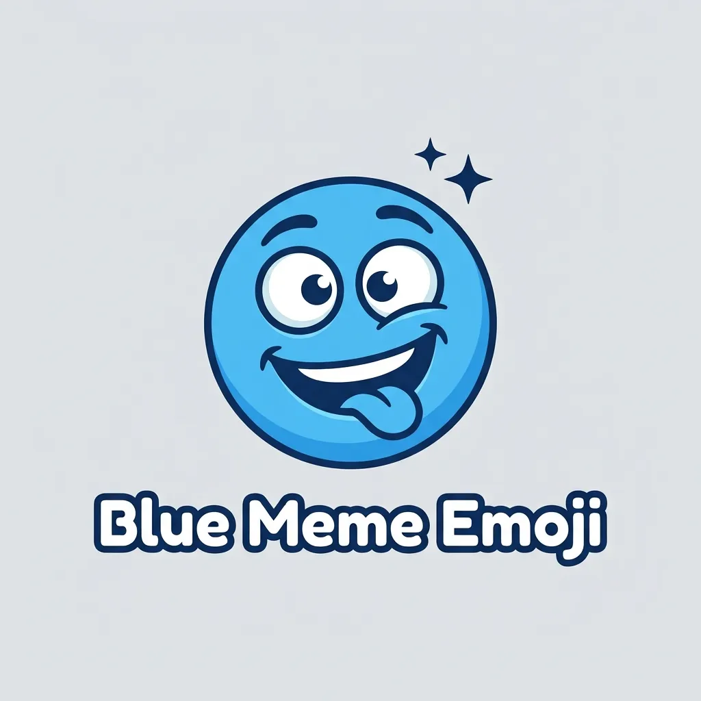 Trending blue meme emoji in 2026