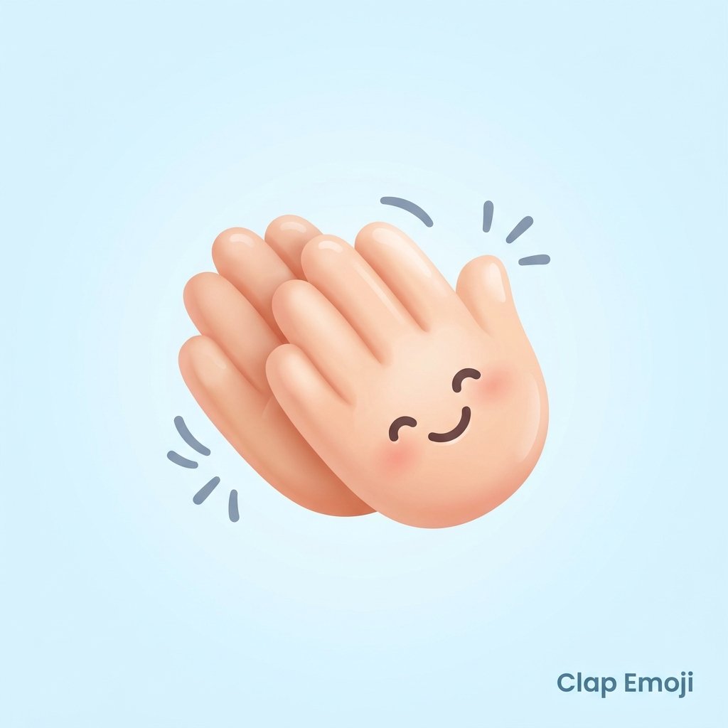Trending clap emoji in 2026