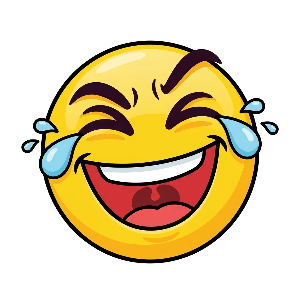 Trending crazy laughing emoji in 2026