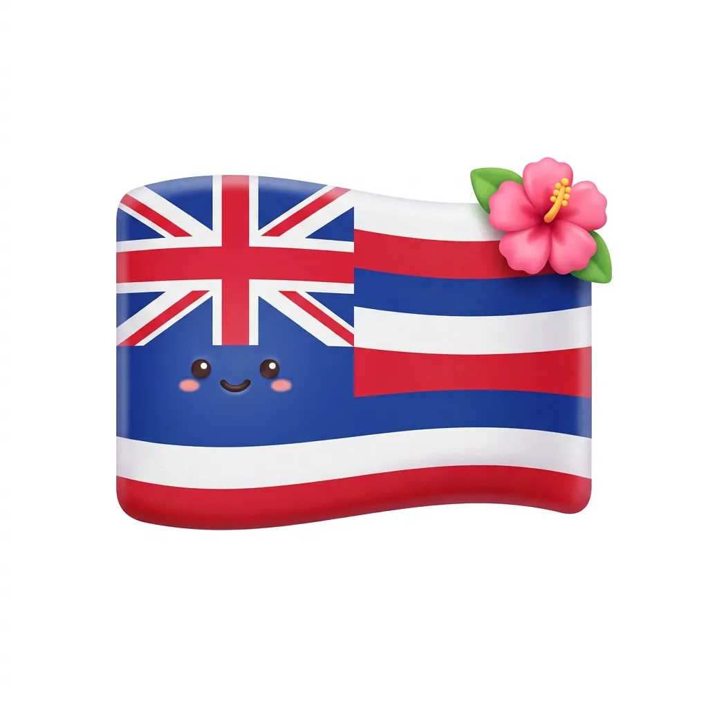 Trending Hawaiian flag emoji in 2026