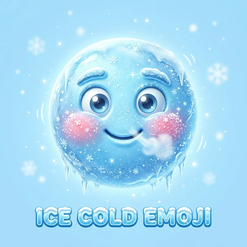 Trending ice cold emoji in 2026