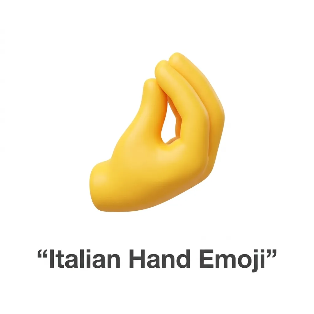 Trending italian hand emoji in 2026