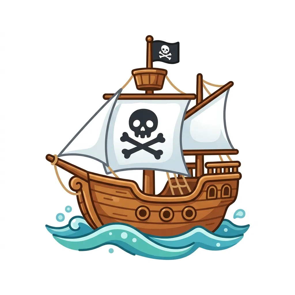 Trending pirate ship emoji in 2026