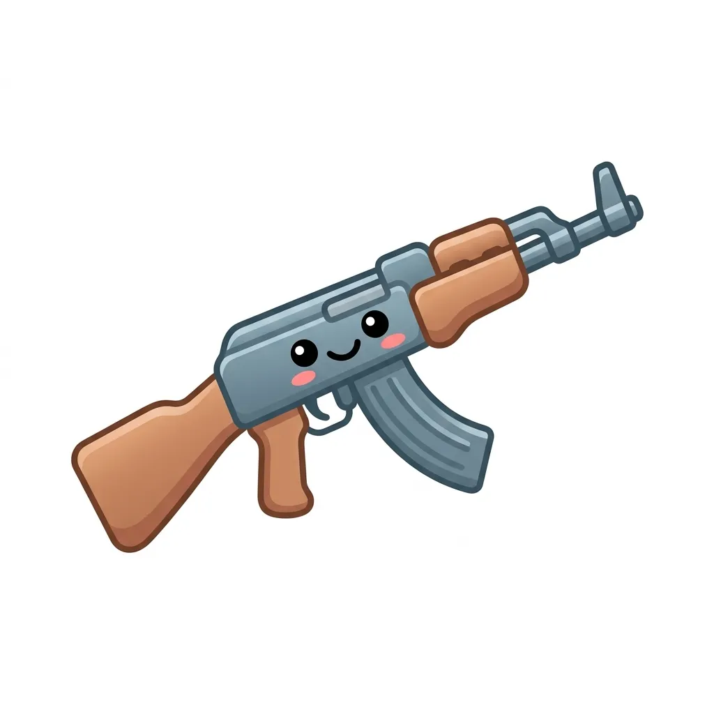 What do AK 47 emoji mean