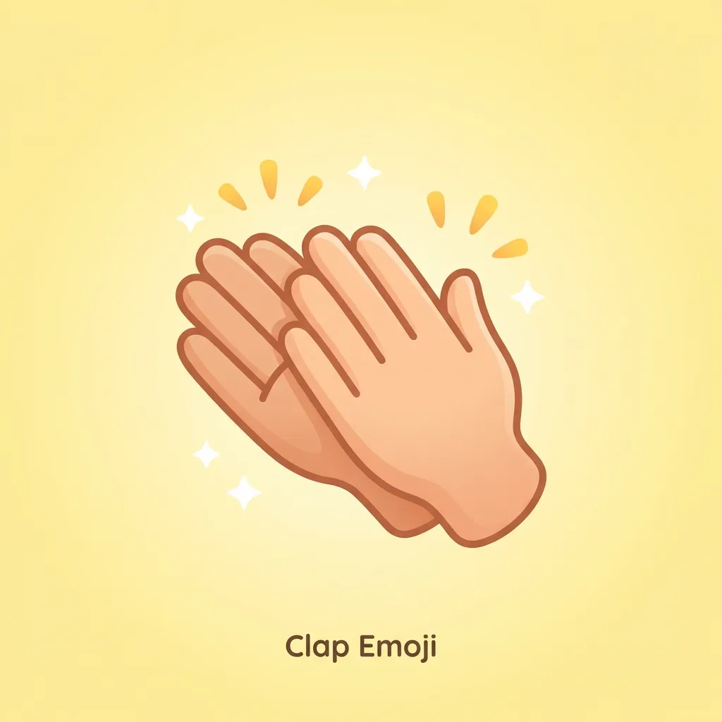 What do clap emoji mean