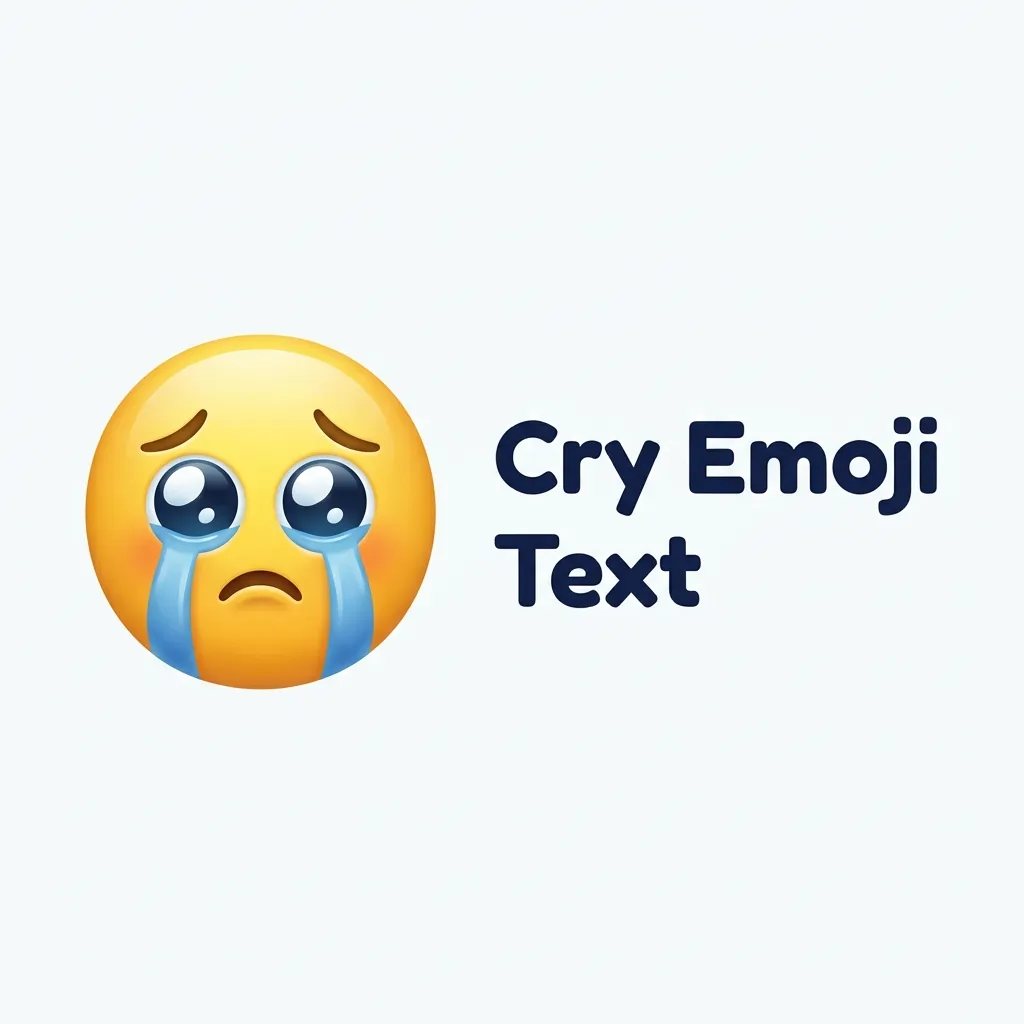 What do cry emoji text mean