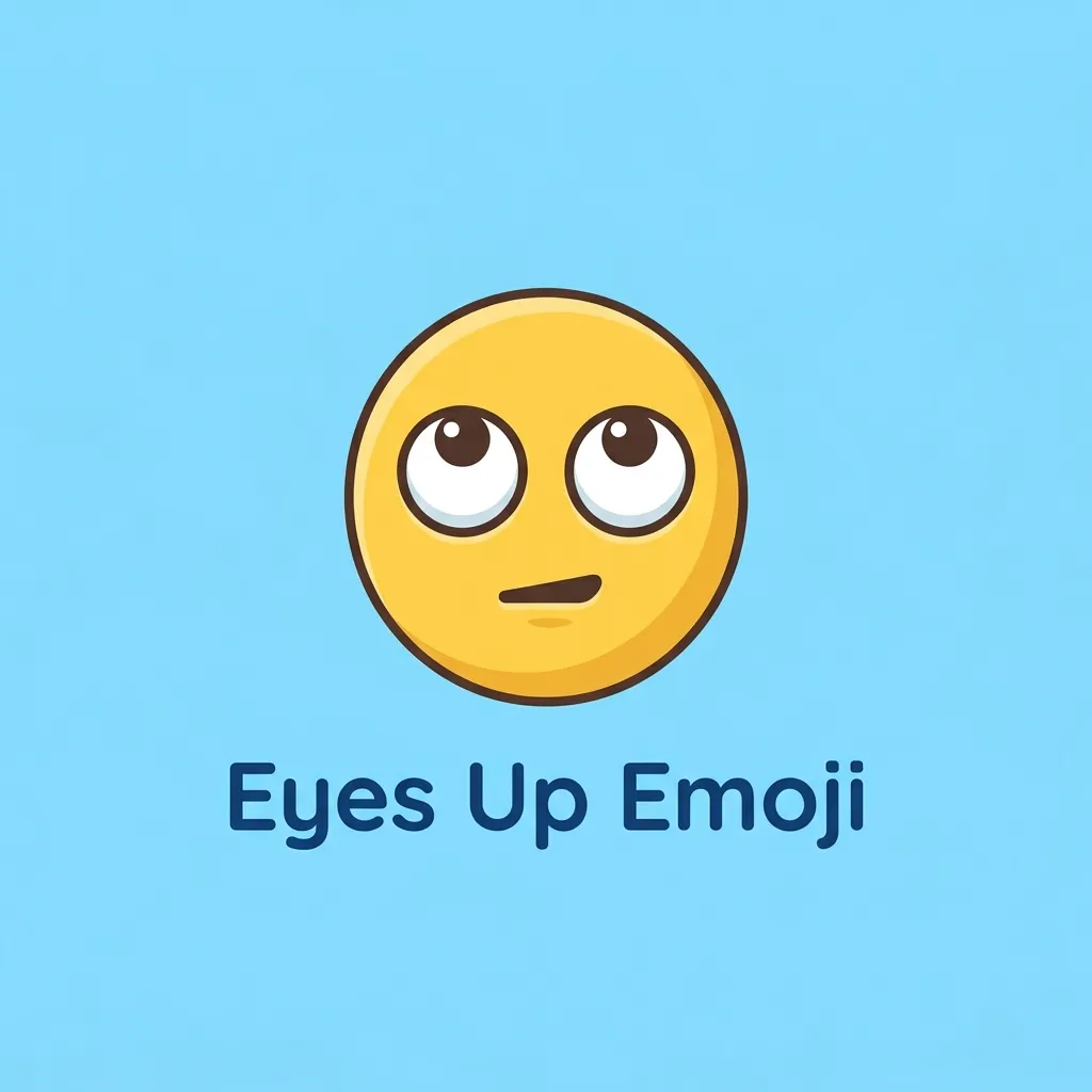 What do eyes up emoji mean