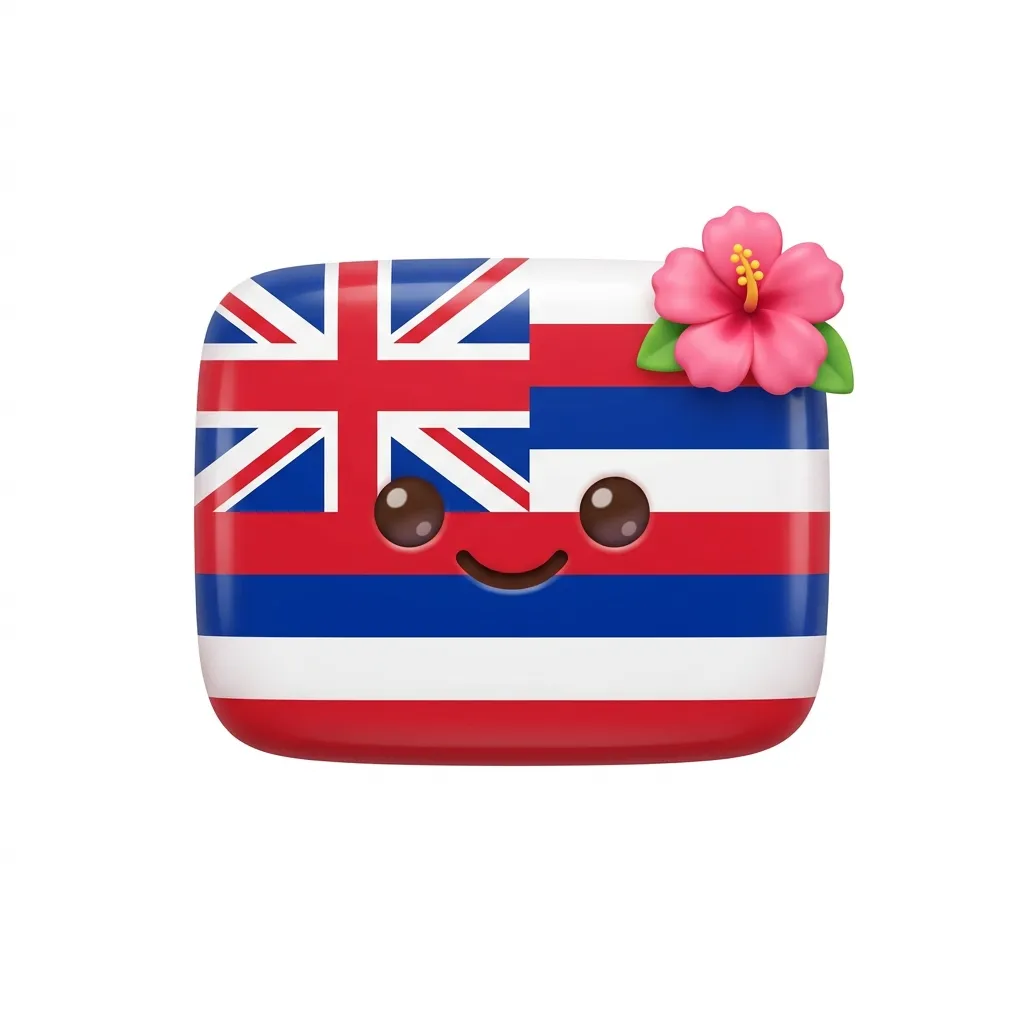 What do Hawaiian flag emoji mean
