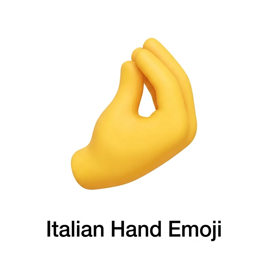 What do Italian hand emoji mean?