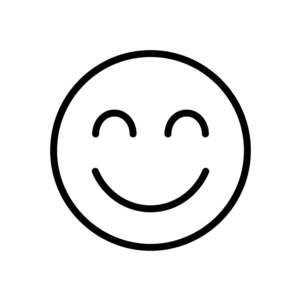 What do line face emoji mean
