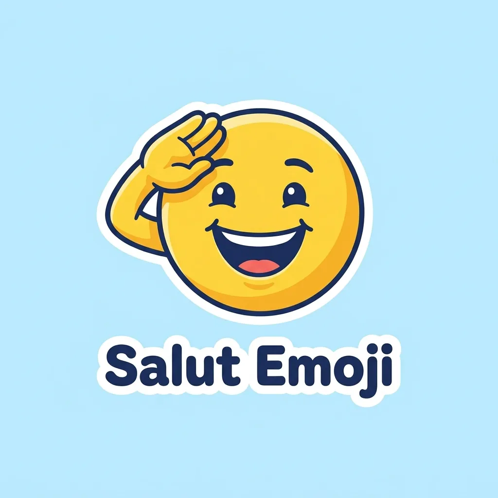 What do salut emoji mean