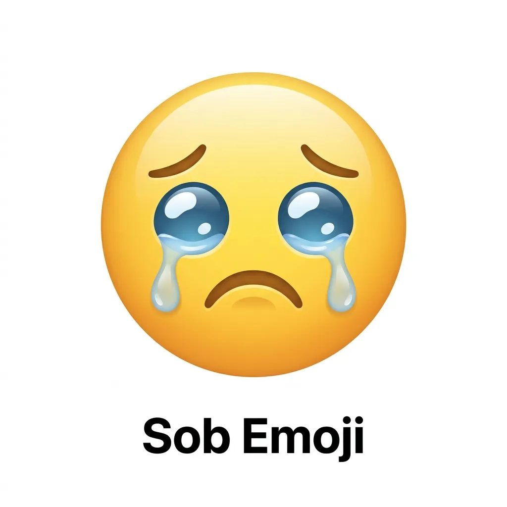 What do sob emoji mean