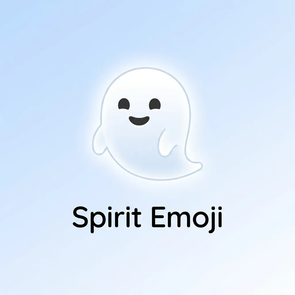 What do spirit emoji mean