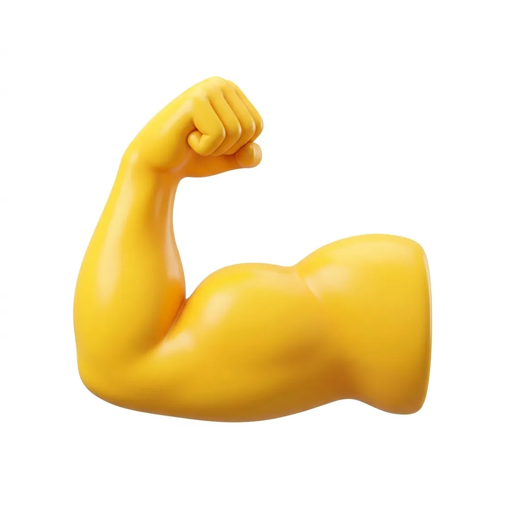 Best arm muscle emoji combos copy & paste