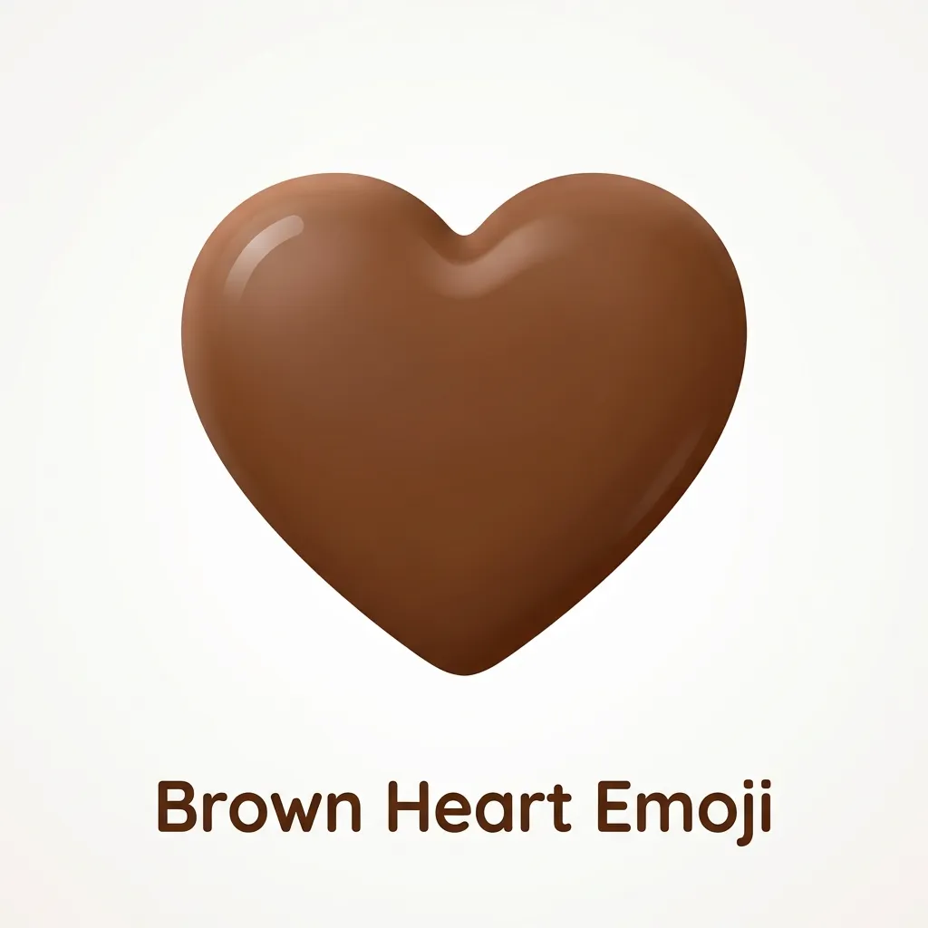 Best brown heart emoji combos copy & paste