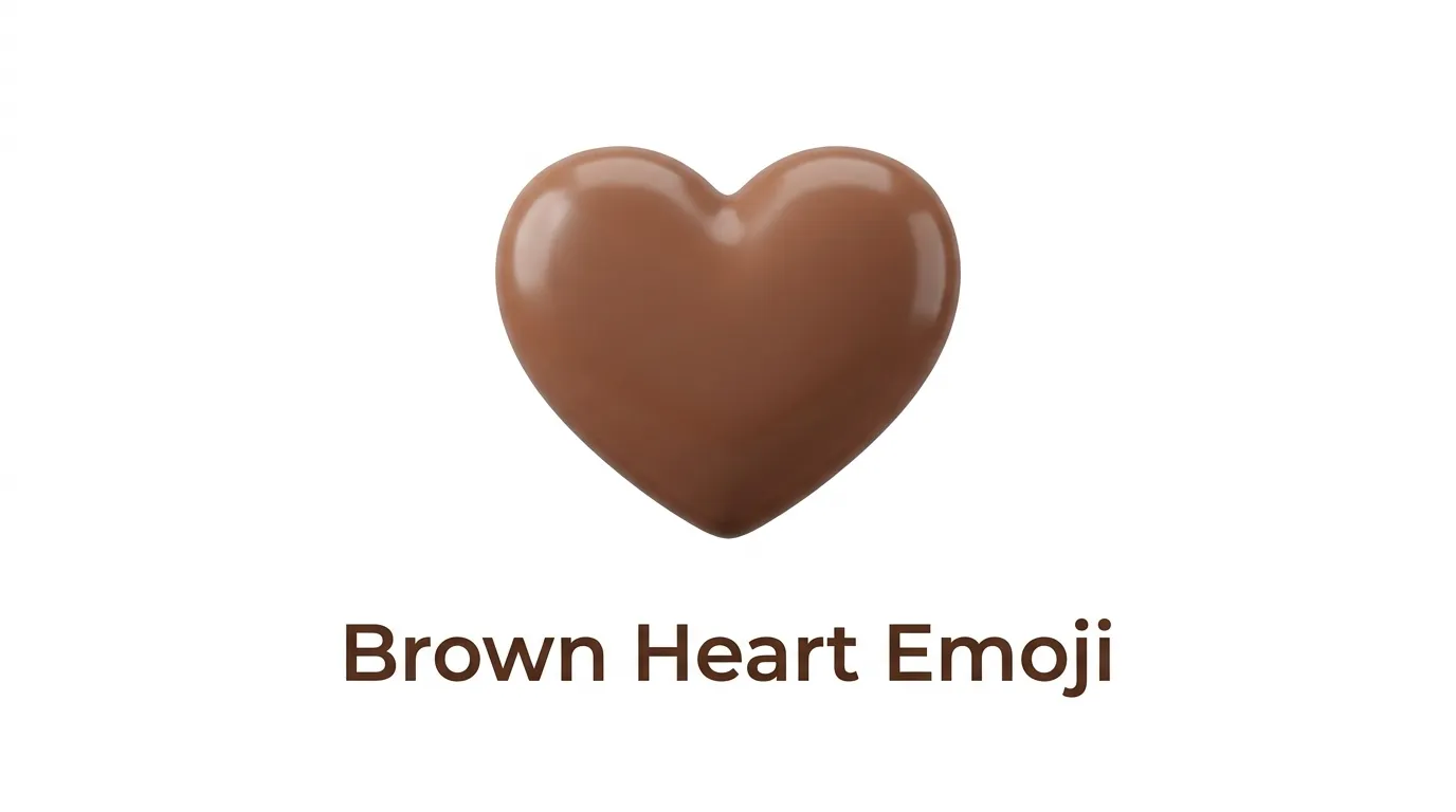Brown Heart Emoji