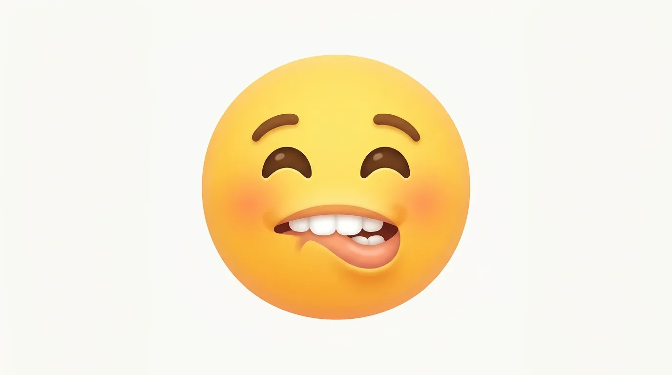 Emoji Biting Lip