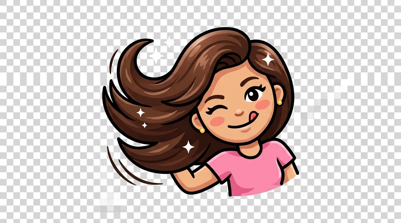 Hair Flip Emoji