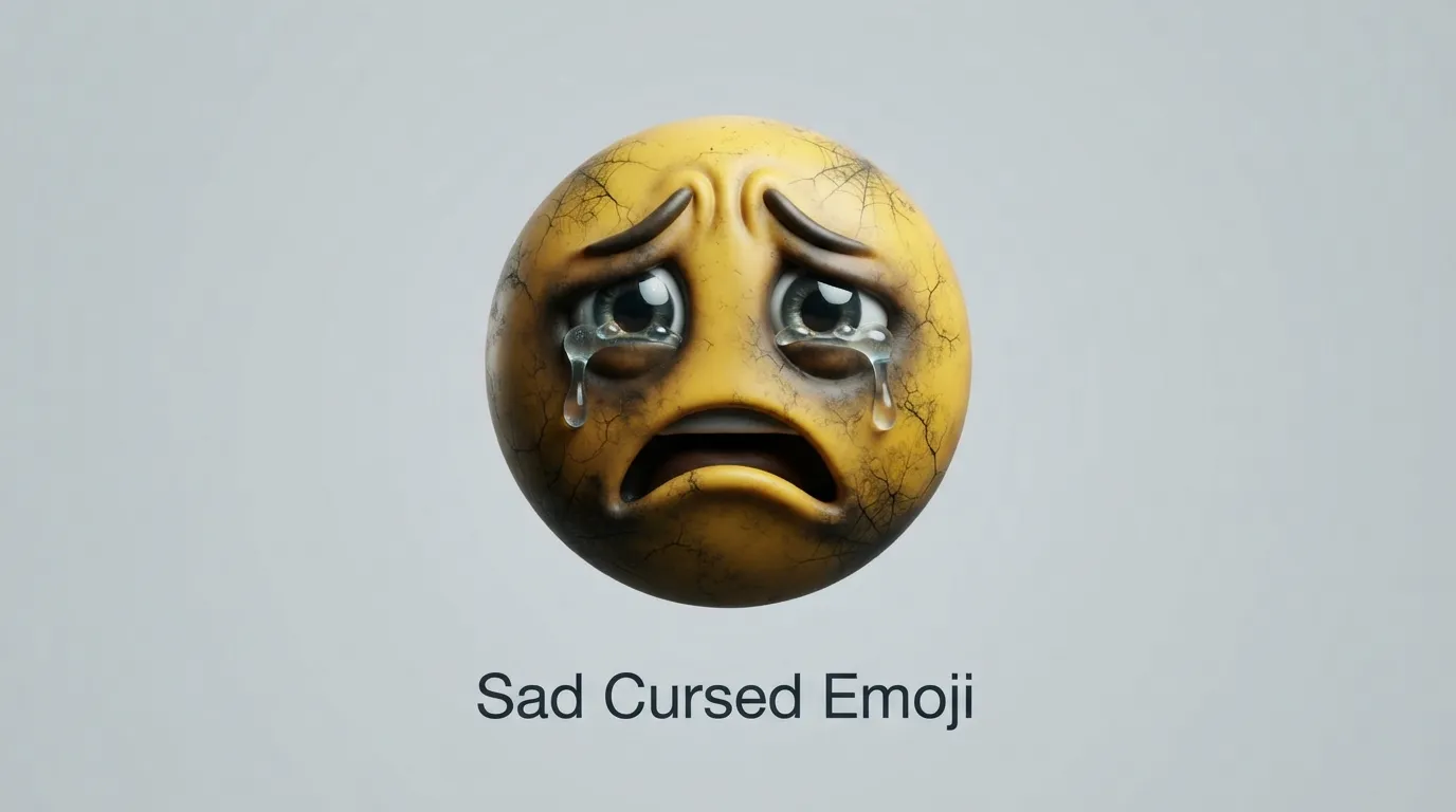 Sad Cursed Emoji