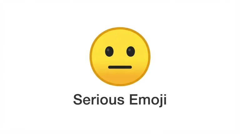Serious Emoji