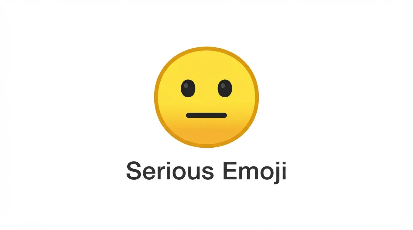 Serious Emoji