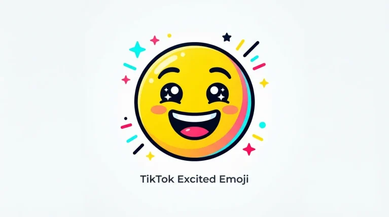 TikTok Excited Emoji