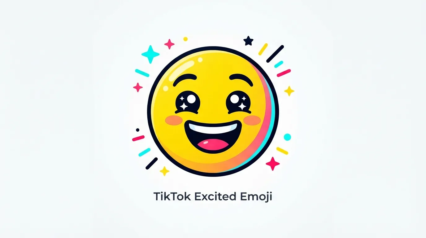 TikTok Excited Emoji