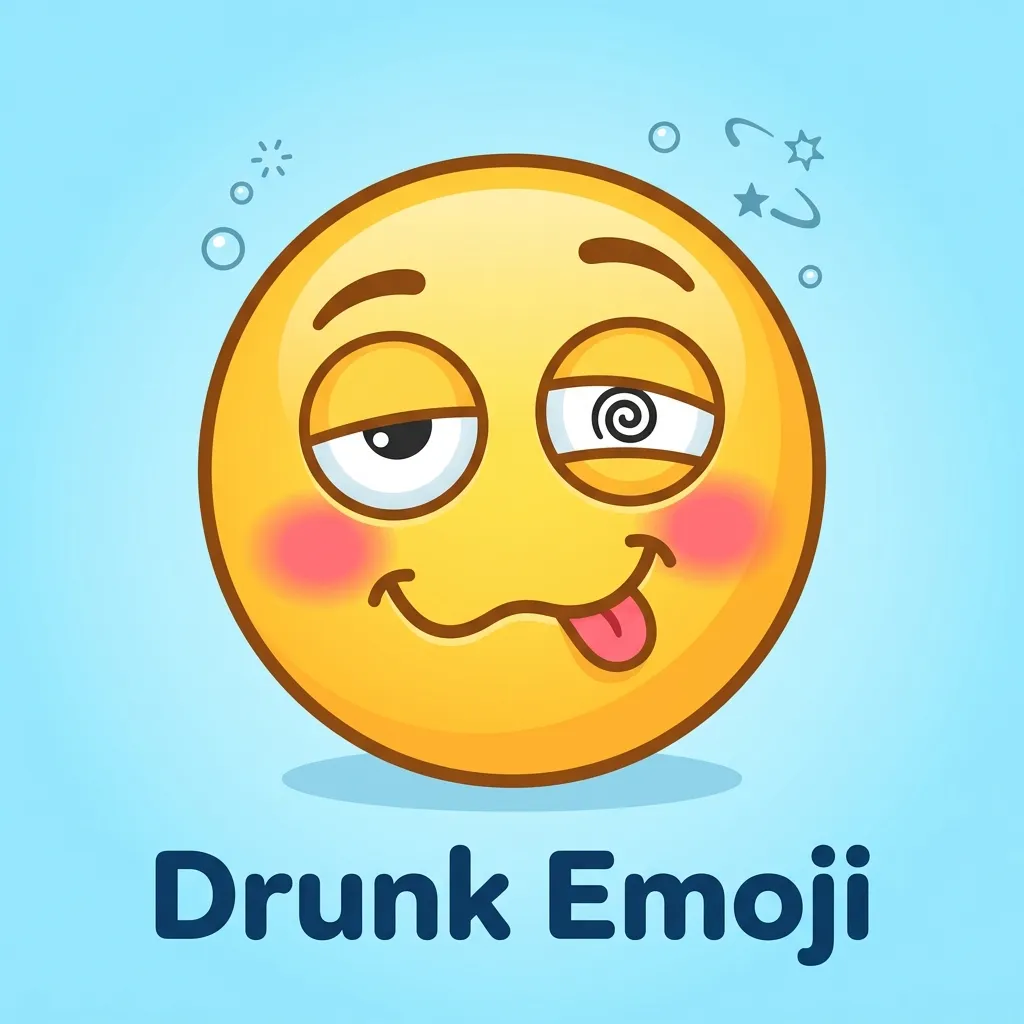 Trending drunk emoji in 2026