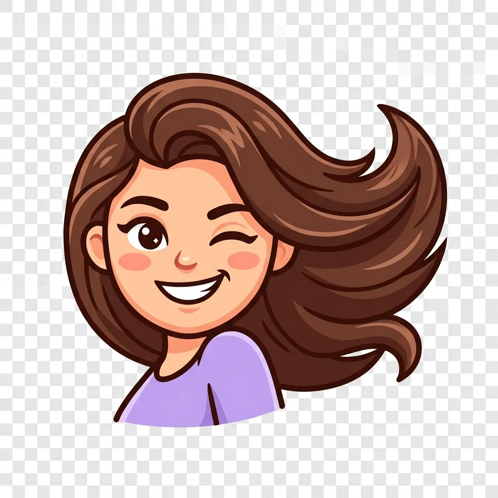 Trending hair flip emoji in 2026