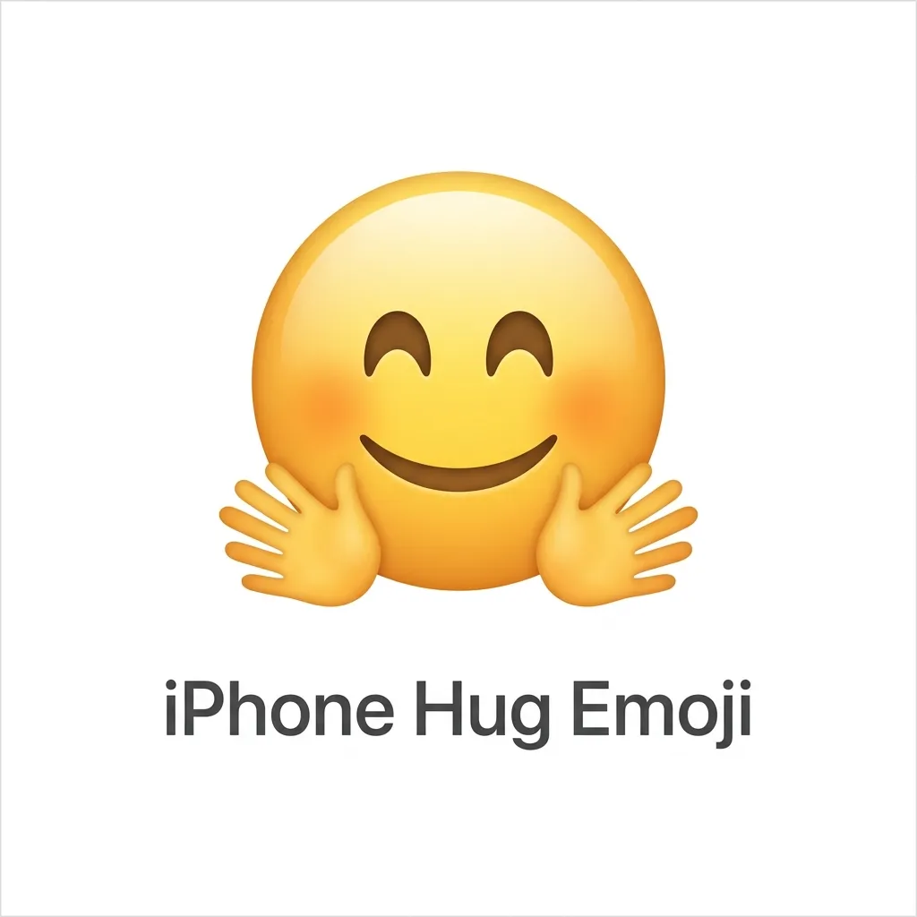 Trending iphone hug emoji in 2026
