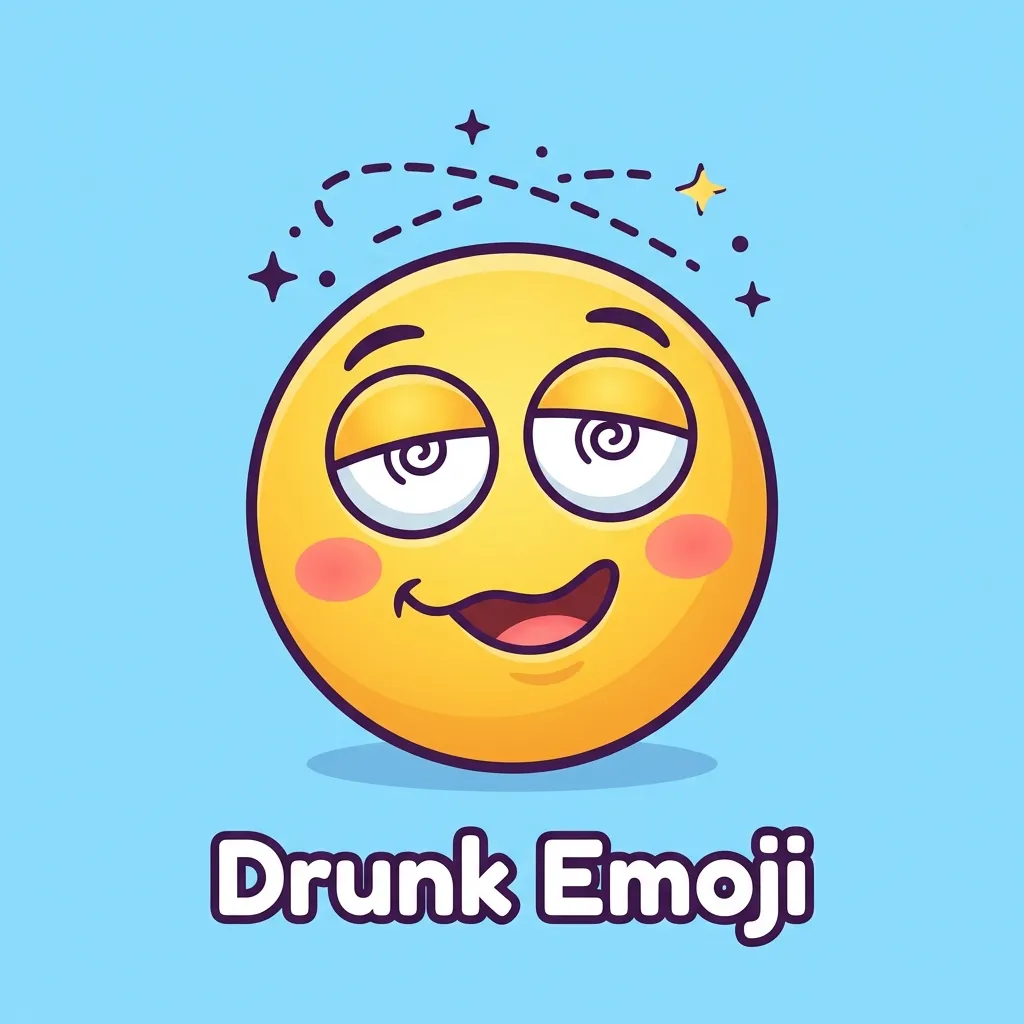 What do drunk emoji mean