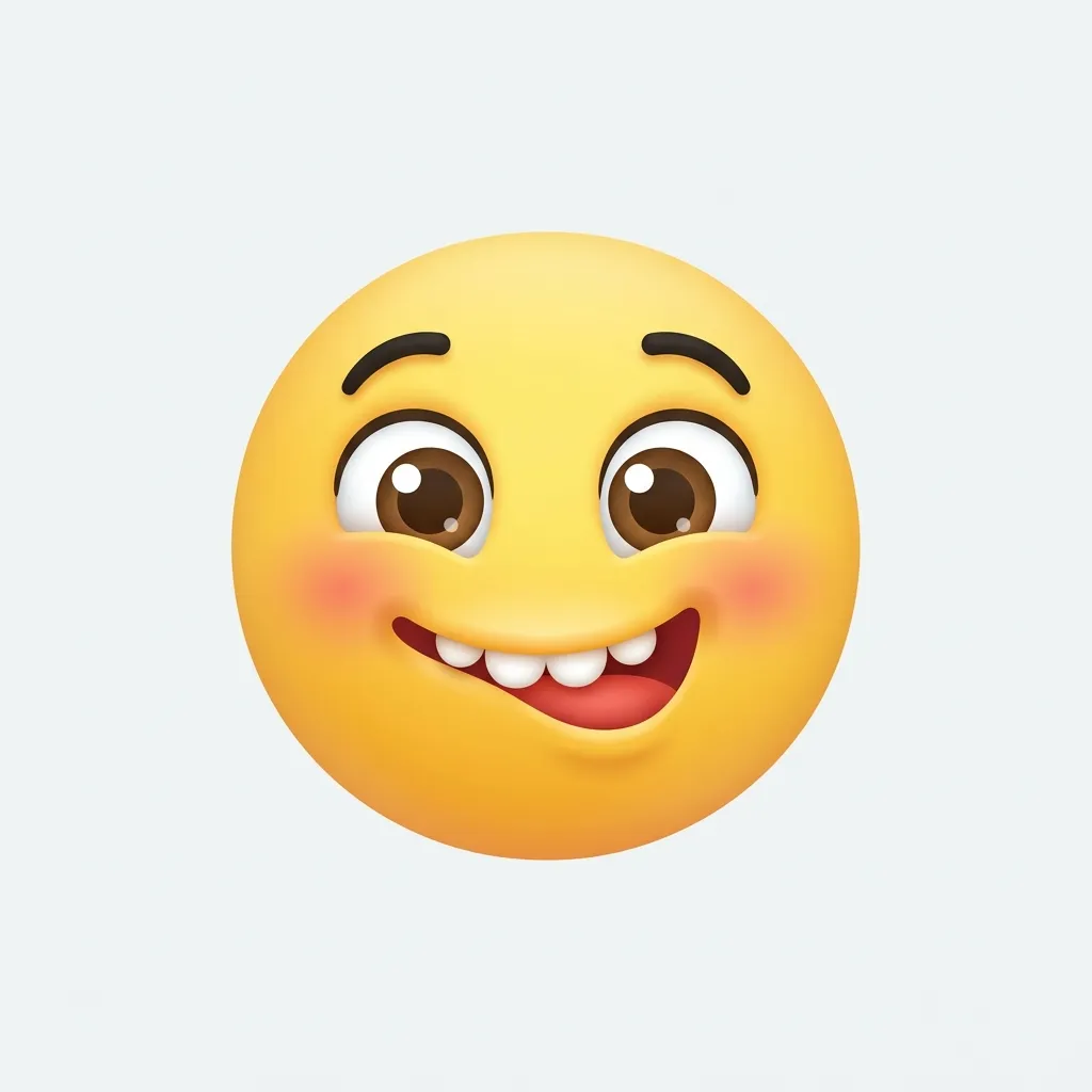 What do emoji biting lips mean