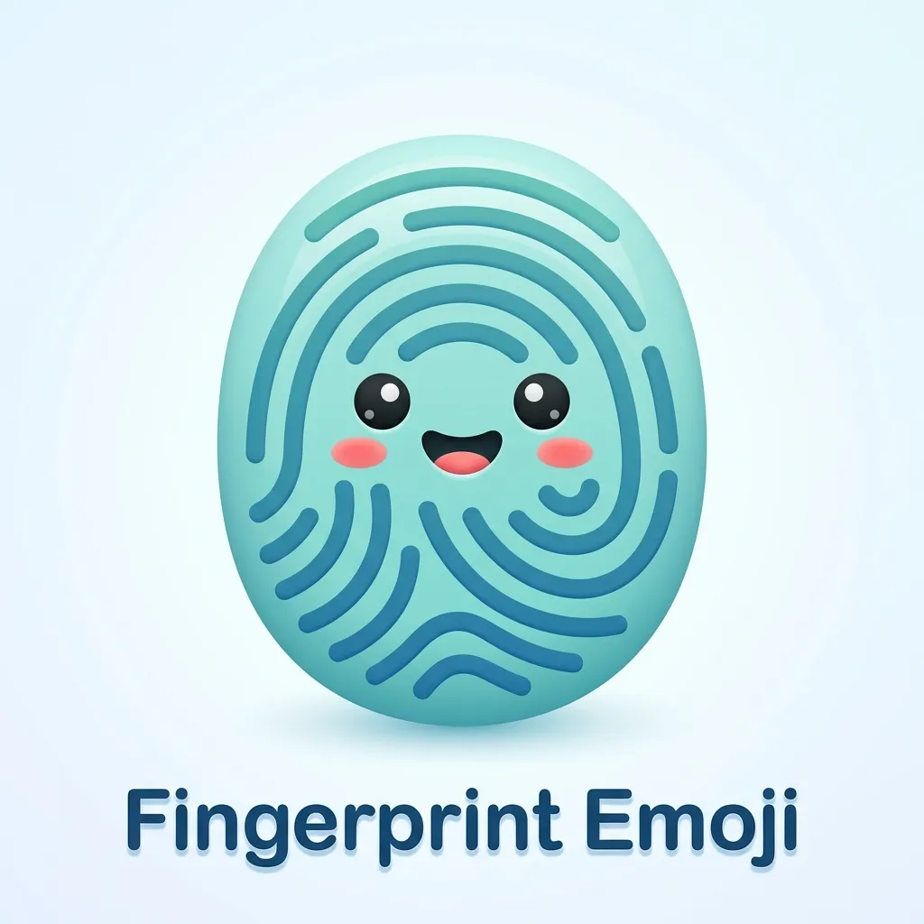 What do fingerprint emoji mean