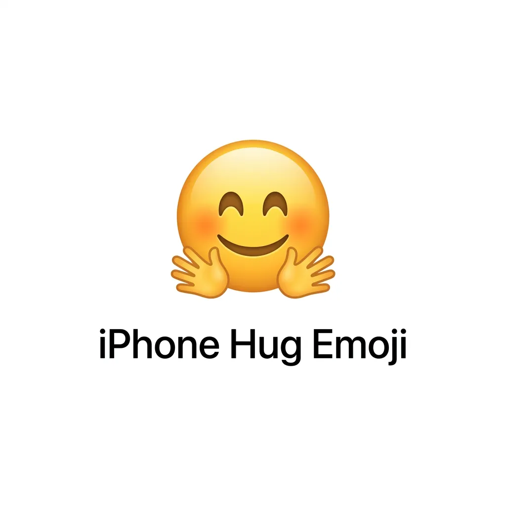 What do iPhone hug emoji mean?