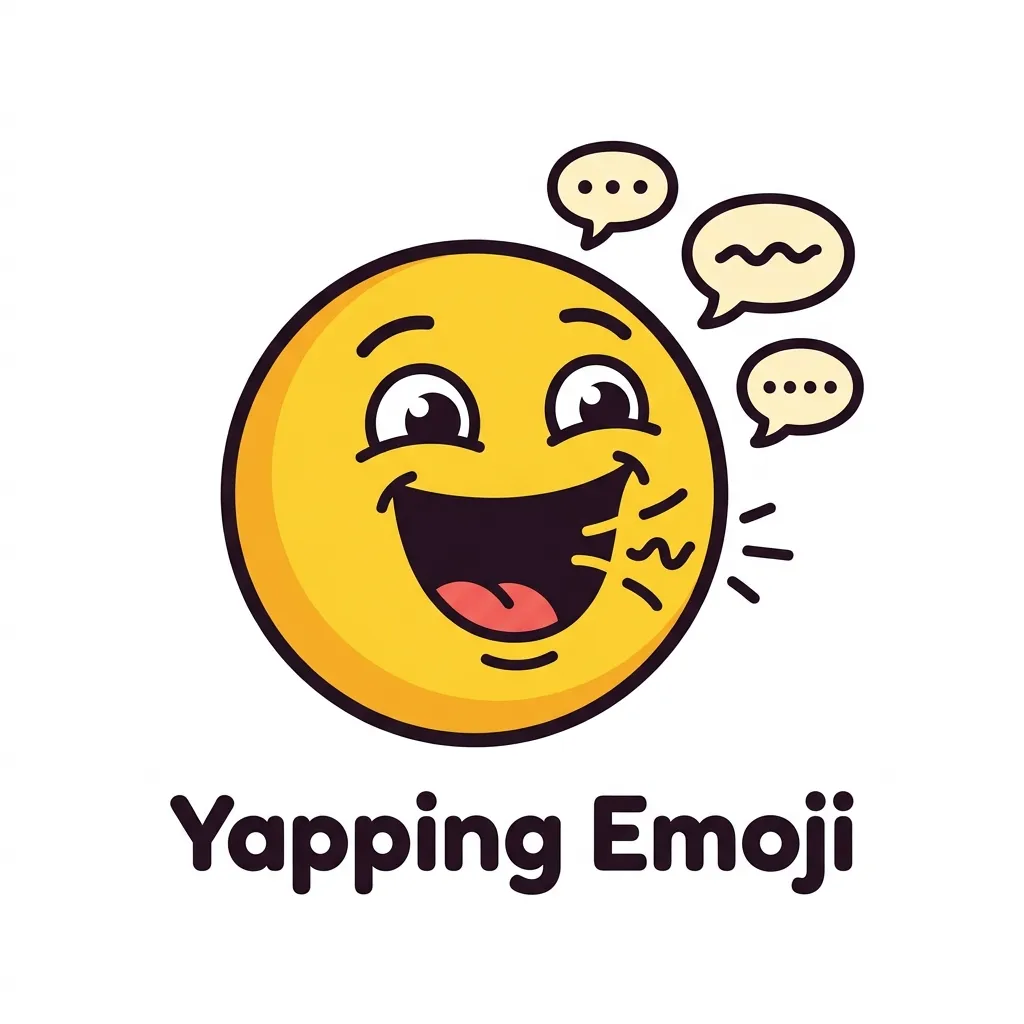 What do yapping emoji mean