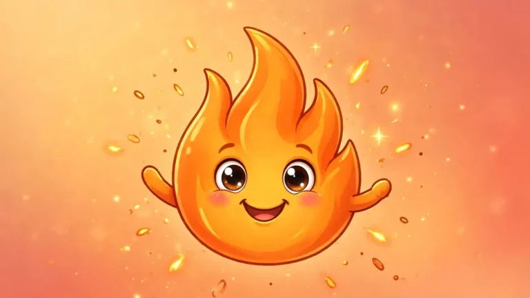 Fire emoji - bright flame