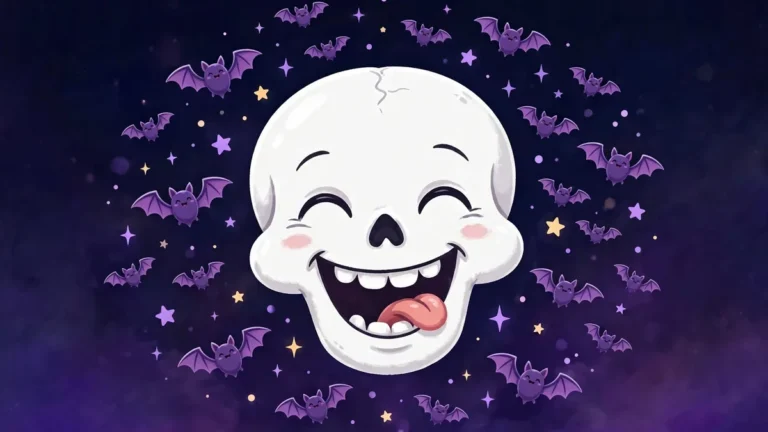 Skull emoji - white skull
