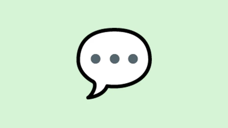 Message emoji - white speech bubble for talking and texting