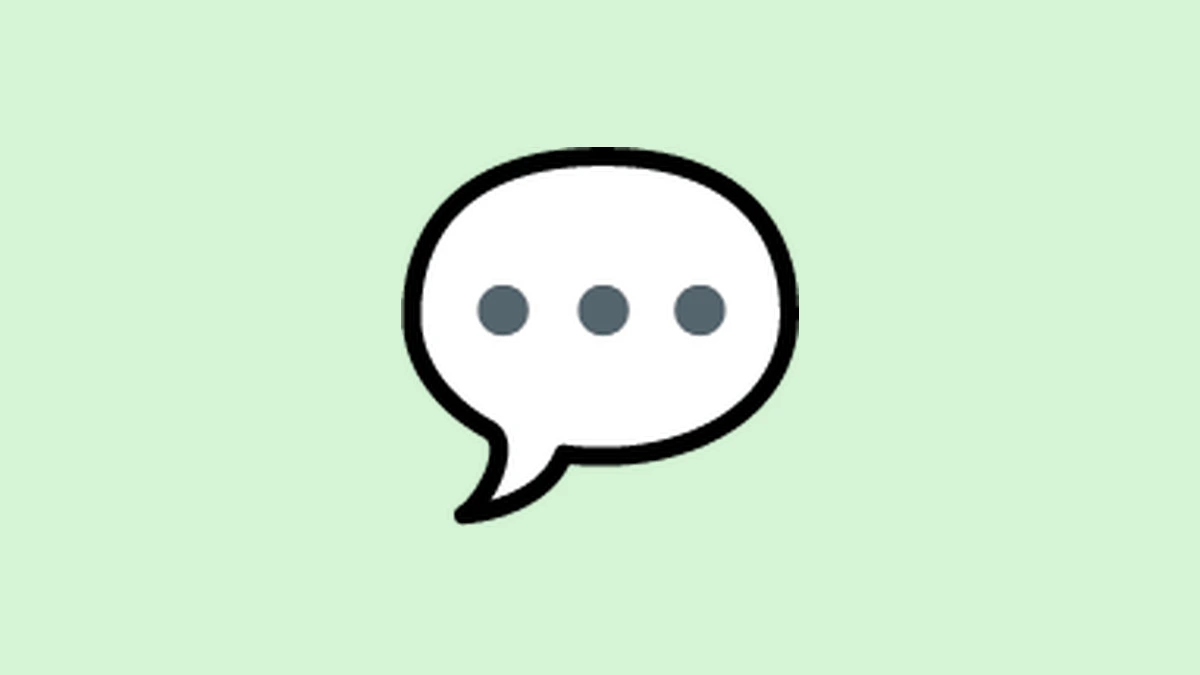 Message emoji - white speech bubble for talking and texting