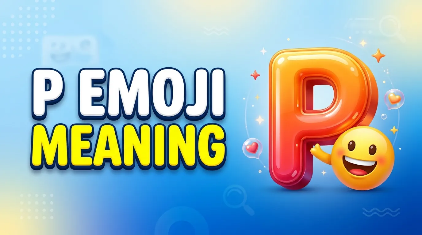 p emoji meaning